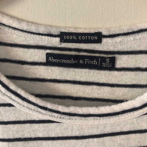 Abercrombie & Fitch Stripe T-Shirt - Picture 2 of 2